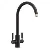 Rangemaster Intense Dual Lever Monobloc Kitchen Tap - Matt Black - TID1MB/ -Kitchen Sale Shop tid1mb