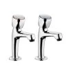 Leisure Single Lever Pillar Taps Round Handles - Chrome - TPT1CM/ 2 Leisure Single Lever Pillar Taps Round Handles - Chrome - TPT1CM/ -Kitchen Sale Shop tpt1cm 1