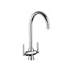Rangemaster Cruciform Spa Dual Lever Filter Kitchen Tap - Chrome - TSA5CM/ -Kitchen Sale Shop tsa5cm