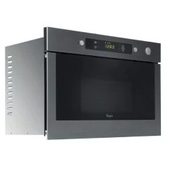 Whirlpool AMW 423/IX BuiIt In Microwave - St/Steel -Kitchen Sale Shop whirlpool amw423ix closed front view