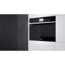 Whirlpool W11I MW161 UK Built-In Combi Microwave & Oven - Black -Kitchen Sale Shop whirlpool w11imw161uk fitted side view