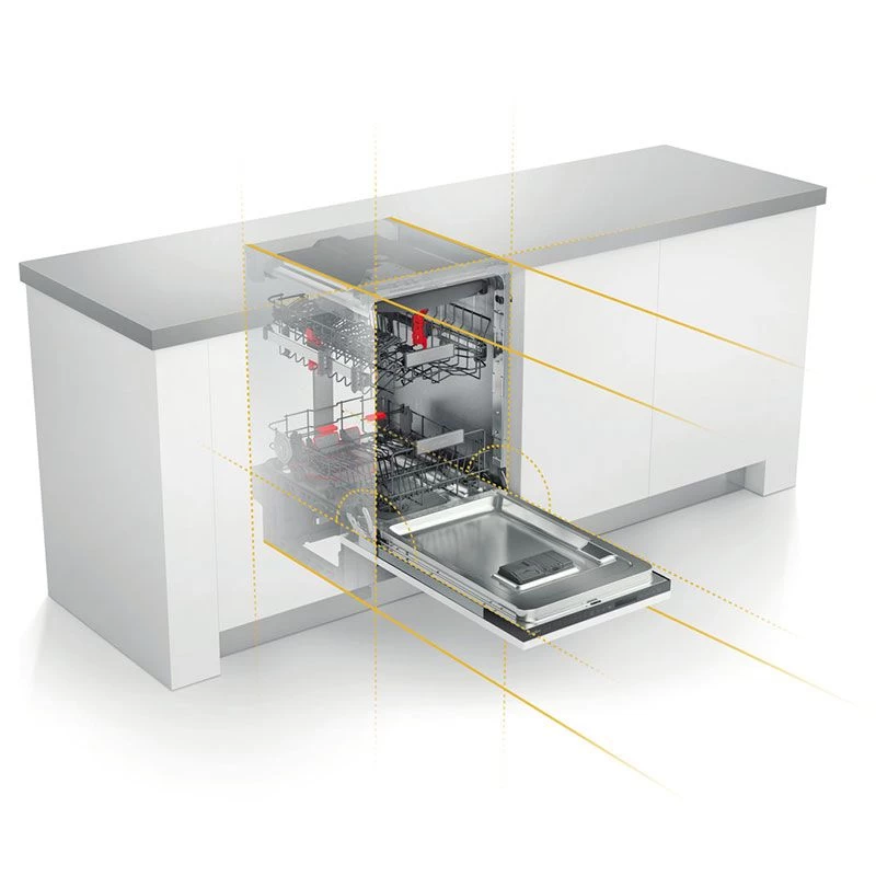 Whirlpool WSIC 3M27 C UK N F/I 45cm 10 Place Slimline Dishwasher - White 8 Whirlpool WSIC 3M27 C UK N F/I 45cm 10 Place Slimline Dishwasher - White - Image 6