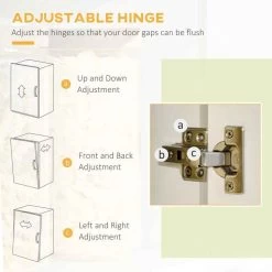 HOMCOM Freestanding Kitchen Cabinet With Countertop - White - 835-685V00WT -Kitchen Sale Shop xyxa3018b2384cc3e.jpg