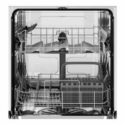 Zanussi ZDLN2521 13 Place Built In 60cm Dishwasher With AirDry Technology 15 Zanussi ZDLN2521 13 Place Built In 60cm Dishwasher With AirDry Technology -Kitchen Sale Shop zanuss zdln2521 open top and bottom racking basket view
