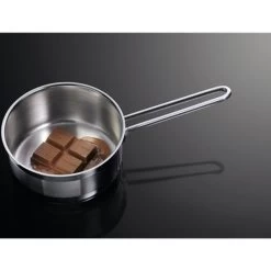 Zanussi ZITN323K 30cm Induction Hob - Black -Kitchen Sale Shop zanussi zian644k melted chocolate in a pan top view 1