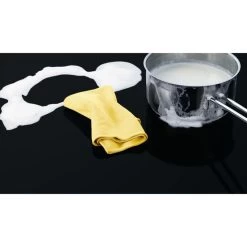 Zanussi ZITN643K 60cm Induction Hob - Black -Kitchen Sale Shop zanussi zitn643k spilled milk easy clean surface side view