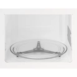 Zanussi ZMBN2SX Built-In Microwave - Black -Kitchen Sale Shop zanussi zmbn2sxbi glass base open front view