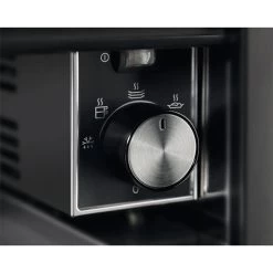 Zanussi ZWD141K 14cm Warming Drawer - Black -Kitchen Sale Shop zanussi zwd141k control knob close up view